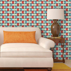 Papel De Parede Adesivo Retrô 02542