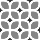 Papel De Parede Adesivo Retrô Cinza 0235