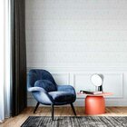 Papel De Parede Adesivo Retrô Folhas N09050