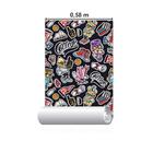 Papel De Parede Adesivo Retrô Pop Art N05071