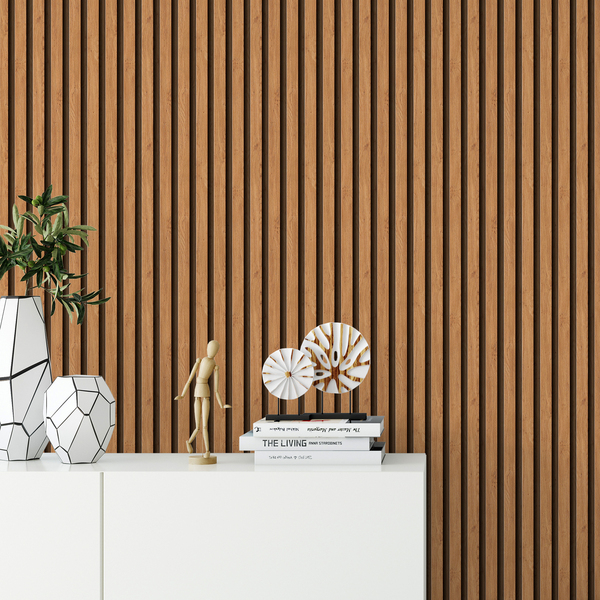 Papel De Parede Adesivo Ripado Claro Rustico Personalizado