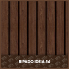 Papel De Parede Adesivo Ripado Escuro Rustico Personalizado