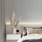 Papel De Parede Adesivo Ripado Paredes Sala 1mx0.48cm