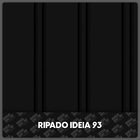 Papel De Parede Adesivo Ripado Preto Grande Quarto Sala 3m