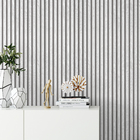 Papel De Parede Adesivo Ripas De Madeira Branca Quarto Sala