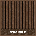 Papel De Parede Adesivo Ripas De Madeira Escuro Escritório