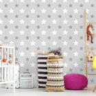 Papel De Parede Adesivo Rolo 0,58x3,00m Estrela 131710222