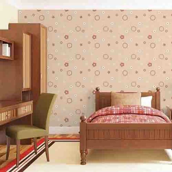 Papel De Parede Adesivo Rolo 0,58x3,00m Floral Bolinhas Geomé