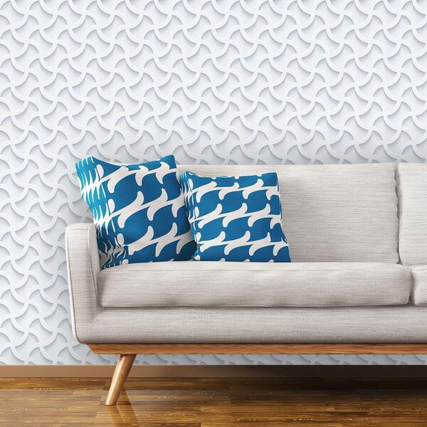 Papel De Parede Adesivo Rolo 0,58x3,00m Geometrico 229779286