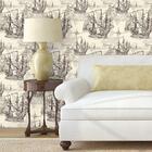 Papel De Parede Adesivo Rolo 0,58x3,00m Navio Mapa 158415341