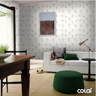 Papel De Parede Adesivo Romântico Flores Rosa E Branco Sala Q