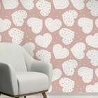 Papel De Parede Adesivo Romântico Mod 083 Vinílico 60x300cm