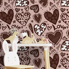 Papel De Parede Adesivo Romântico Mod 111 Vinílico 60x300cm