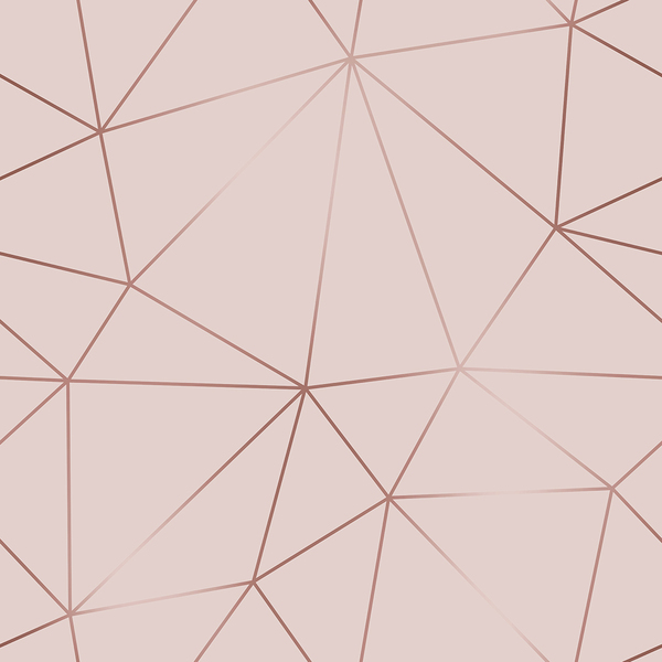 Papel De Parede Adesivo Rosa Chá Fio Rosé Geometrico 3m