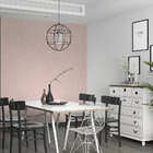 Papel De Parede Adesivo Rosa Minimalista Geométrico 2,80m