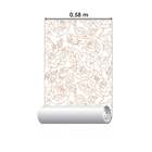 Papel De Parede Adesivo Rosas E Folhas N03002 0,48x2,5m