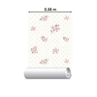 Papel De Parede Adesivo Rosas Poá 288457175