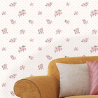 Papel De Parede Adesivo Rosas Poá 288457175