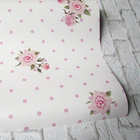 Papel De Parede Adesivo Rosas Poá 288457175