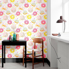 Papel De Parede Adesivo Rosquinhas N012029