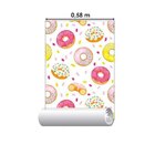 Papel De Parede Adesivo Rosquinhas N012029