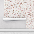 Papel De Parede Adesivo Sala Cozinha Granilite Boho Areia 3m