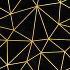 Papel De Parede Adesivo Sala Preto Fio Gold Vinilico  9m