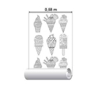 Papel De Parede Adesivo Sorvete Colorir 363812960