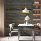 Papel De Parede Adesivo Tábua Rústica - 3,0m