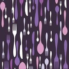 Papel De Parede Adesivo Talheres 1026