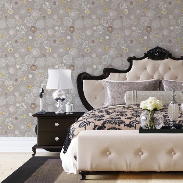 Papel De Parede Adesivo Tendenci Estampa De Bolinhas Rolo 3 M