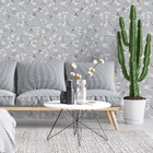 Papel De Parede Adesivo Tendenci Estampa De Pássaros Rolo 5 M