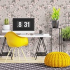 Papel De Parede Adesivo Tendenci Estampa Floral Rolo 3 Metros