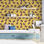 Papel De Parede Adesivo Tendenci Estampa Infantil Fita K7 Rol