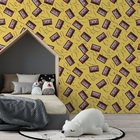 Papel De Parede Adesivo Tendenci Estampa Infantil Fita K7 Rol