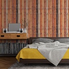 Papel De Parede Adesivo Tendenci Estampa Madeira Rolo 3 Metro