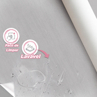 Papel De Parede Adesivo Textura Amadeirada Branca 6 15m