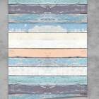 Papel De Parede Adesivo Textura Madeira Coloridos 60x300cm