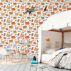 Papel De Parede Adesivo Tigres Minimalistas N06007