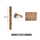 Papel de Parede Adesivo Tijolinho Lavável 5mx45cm Envelopamen