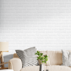 Papel De Parede Adesivo Tijolinho Rústico