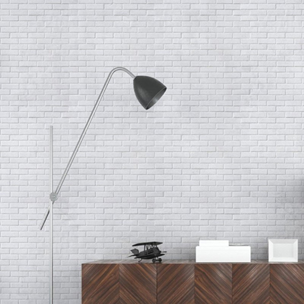 Papel De Parede Adesivo Tijolo Branco Np109