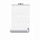 Papel De Parede Adesivo Tijolo Branco Np113