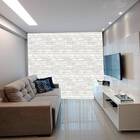 Papel De Parede Adesivo Tijolo Pedra Branca Rústico 300x52cm