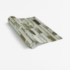 Papel De Parede Adesivo Tijolo Quadrados Branco Decoração 9mx