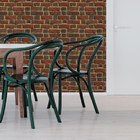 Papel De Parede Adesivo Tijolo Rustico Np023