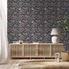 Papel De Parede Adesivo Tijolo Tijolinho Marrom Sala Quarto 6