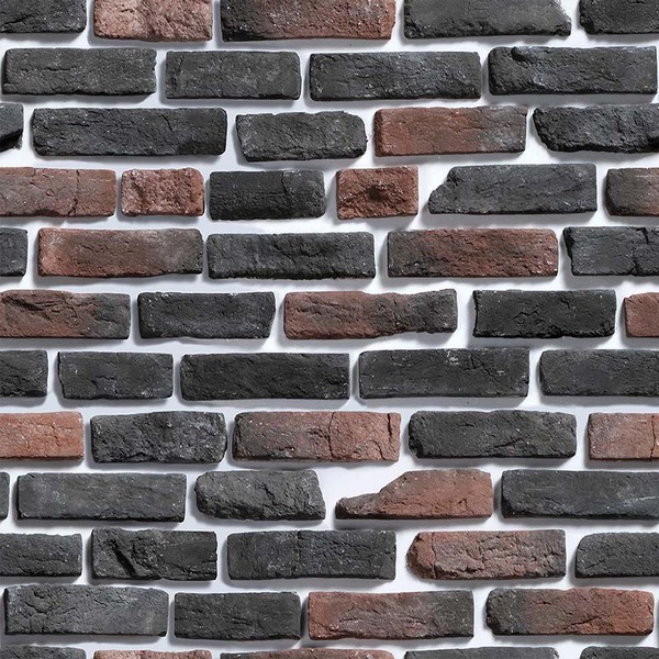 Papel De Parede Adesivo Tijolo Tijolinho Marrom Sala Quarto 9