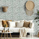 Papel De Parede Adesivo Tijolo Tijolinho Tons De Cinza Sala 2