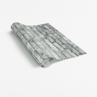 Papel De Parede Adesivo Tijolo Tijolinho Tons De Cinza Sala 6